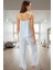 Ince Askılı V Yaka Dantel Detaylı Viskoz Poplin Pijama Takımı Dayanıklı Malzeme Modern Stil 3
