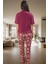 Pamuklu Çiçekli Pijama Takımı Rahat ve Şık Ev Giyim Seti Görünüm Özenle Seçilmiş Özel Tasarım 3