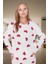 Kışlık Rahatlık 2'li Kalpli Örme Pijama Takımı %100 Pamuk Mükemmel Uyum Özenle Seçilmiş 1