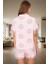 Şortlu Pijama Takımı Yumuşak Viskon ve Güneş Desenleri Özenle Seçilmiş Konforlu Kesim 3