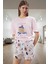 Mantar Desenli Pamuklu Pijama Takımı Rahat ve Şık Uyku Görünüm Modern Stil 2