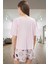 Mantar Desenli Pamuklu Pijama Takımı Rahat ve Şık Uyku Görünüm Modern Stil 3