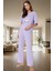 Eğlenceli Baskılı Homewear Pijama Takımı %100 Pamuk Rahat Kesim Modern Stil Kullanım 1