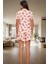 Rahat %100 Pamuklu Karpuz Desenli Pijama Takımı Kısa Kollu Boru Paça Regular Kalıp Konforlu Kesim 3