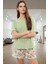 Rahat Kesim %100 Pamuklu Pijama Yaz Için Ideal Seçim Günlük Kullanım Modern Stil Şık Görünüm 2