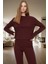 Pamuklu Pijama Takımı Örme Kumaş Rahat Kalıp Kış Için Ideal Konforlu Kesim Yüksek Kalite 2