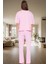 Eğlenceli Baskılı Homewear Pijama Takımı %100 Pamuk Rahat Kesim Modern Stil Kullanım 3