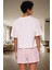 Rahat Yazlık Pijama Takımı Pamuklu Çizgili Kısa Kol Regular Kalıp Mükemmel Uyum 3