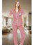 Çizgili Örme Pijama Takımı Rahat Şık ve Nefes Alabilir Özenle Seçilmiş Görünüm 1
