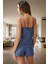 Yazlık Rahat Ince Askılı Pijama Pamuklu Nakışlı Regular Kalıp ve Şık Premium Kalite 3