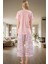 Çiçekli Kapri Pijama Yumuşak Örme Regular Kalıp Trend Tasarım Yüksek Kalite Seçkin Malzeme 3