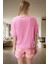Yazlık %100 Pamuk Örme Pijama Takımı Regular Kalıp Limon Baskı Özenle Seçilmiş Zarifane Tasarım 3