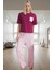 Ilkbahar Sonbahar Homewear Pijama Takımı Pamuklu Cepli ve Regular Konforlu Kesim 2