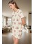 Kadın %100 Pamuklu Regular Kalıp Ayıcıklı Pijama Takımı Özenle Seçilmiş Trend Tasarım 1