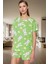 Kadın %100 Pamuklu Regular Kalıp Ayıcıklı Pijama Takımı Özenle Seçilmiş Trend Tasarım 2