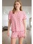Rahat Örme Pijama Takımı 100% Polyester Kaşkorse Kumaş Yazlık Premium Kalite Trend Tasarım 2