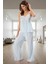 Rahat Ev Giyim 2li Pijama Takımı Viskoz Poplin Kumaş Ince Askılı Premium Kalite Modern Stil 1