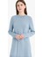 Regular Fit Bisiklet Yaka Yırtmaçlı Basic Düz Triko Kazak Tunik H3431AZ25WN 1