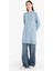 Regular Fit Bisiklet Yaka Yırtmaçlı Basic Düz Triko Kazak Tunik H3431AZ25WN 2