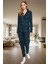 Yumuşak Dokulu Ekose Pijama Takımı 97% Polyester Regular Kalıp Kışlık Konfor Yüksek Kalite 3