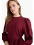 Regular Fit Bisiklet Yaka Aerobin Uzun Kollu Maxi Elbise E5261AX25AU 5