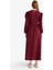 Regular Fit Bisiklet Yaka Aerobin Uzun Kollu Maxi Elbise E5261AX25AU 7