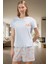 Yazlık Homewear Pijama Takımı Hayvan Desenli Örme Şortlu Takım Özenle Seçilmiş 2