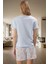 Yazlık Homewear Pijama Takımı Hayvan Desenli Örme Şortlu Takım Özenle Seçilmiş 3