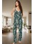 Ince Askılı Viskoz Pijama Geniş Paça ve V Yaka Tasarım Seçkin Malzeme Özenle Seçilmiş 1