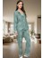 Rahat ve Şık Viskon Pijama Takımı Güneş Desenli Kışlık 2'li Yüksek Kalite Kullanım 2