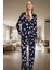 Galaksi Desenli Pamuklu Pijama Takımı Rahat Şık ve Sıcak Kullanım 1