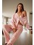 Rahat Pijama Takımı Pamuklu Kaşkorse Örme Hırka ve Pantolon Mükemmel Uyum Kullanım 1