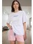 Çizgili Pamuklu Kadın Pijama Takımı; Şık ve Rahat Yazlık Seçkin Malzeme Özel Tasarım 1