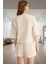 Yazlık Çizgili Pamuk Pijama Takımı Homewear Koleksiyonu Rahat Kalıp Mükemmel Uyum 3