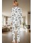 Zebra Desenli Örme Pijama Takımı %100 Pamuk Konforu Modern Stil Rahat Kullanım ve Şık 3