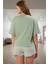 Kısa Kol Regular Kalıp %100 Pamuk Homewear Ayıcıklı Pijama Takımı Seçkin Malzeme Şık Görünüm 3