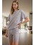 Galaksi Desenli Örme Pijama Takımı %100 Pamuk Konforu Konforlu Kesim Rahat Kullanım Modern Stil 1