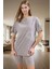 Galaksi Desenli Örme Pijama Takımı %100 Pamuk Konforu Konforlu Kesim Rahat Kullanım Modern Stil 2