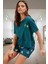 Yazlık Pamuklu Pijama Takımı Limon Desenli Şort ve Tişört %100 Pamuk Trend Tasarım Premium Kalite 1