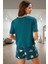 Yazlık Pamuklu Pijama Takımı Limon Desenli Şort ve Tişört %100 Pamuk Trend Tasarım Premium Kalite 3