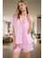 Shally Dokuma Viskon Pijama Dantelli Yazlık Rahat Modern Stil Şık Görünüm Mükemmel Uyum 1