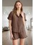 Yumuşak Pamuklu Müslin Pijama Takımı Rahat ve Şık Zarifane Tasarım Modern Stil Özenle Seçilmiş 2