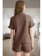 Yumuşak Pamuklu Müslin Pijama Takımı Rahat ve Şık Zarifane Tasarım Modern Stil Özenle Seçilmiş 3