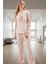Evde Rahatlık Için %100 Pamuklu Kiraz Desenli Pijama Takımı Kaliteli Işçilik Dayanıklı Malzeme 2