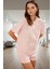 Pamuklu Örme Pijama Takımı Kalpli Desenli Regular Kalıp Zarifane Tasarım Seçkin Malzeme 2