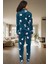 Penguen Desenli Polar Pijama Takımı Kışlık Rahat 2 Parça Regular Kalıp Profesyonel Görünüm 3
