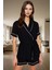 Rahat Homewear Viskon Pijama Takımı Kruvaze Yaka Kısa Kollu Dayanıklı Malzeme Trend Tasarım 3