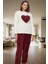Rahat Wellsoft Pijama Takımı ve Kalp Detayı ile Kışlık Konfor Kullanım 1