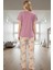 Homewear Koleksiyonu Rahat Yumuşak %100 Pamuklu Pijama Takımı Zarifane Tasarım ve Şık 1