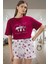 Mantar Desenli Pamuklu Pijama Takımı Rahat ve Şık Uyku Görünüm Modern Stil 2
